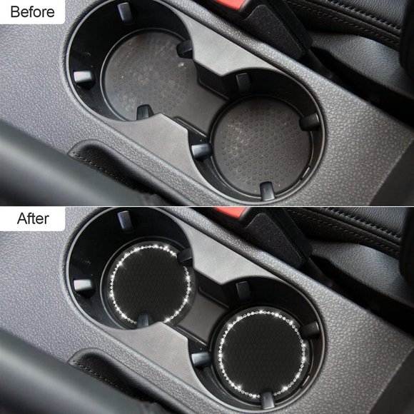 Sparking  Coaster, 2 Pack Universal Auto Anti Slip Cup Holder - Picture 5 of 5